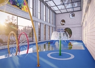 Jogo interativo da água do parque do pulverizador do recurso de feriado para adultos das crianças